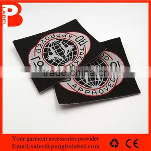 Direct Factory Custom Woven Sew in Label Brand Logo thumbnail-6
