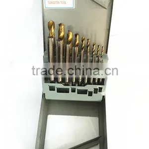 Household & Industry Tool Kit Tap and Drill Set for Creating Internal Screw Threads 18 Pieces thumbnail-2