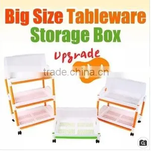 Big Size Tableware Storage Box 1 Layer/2 Layer/3 Layer thumbnail-1