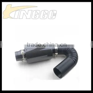 Hot Product Universal Real Black Carbon Fiber Expandable Car Air Intake Kit thumbnail-1