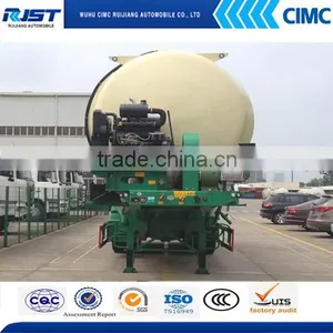 China CIMC Powder Tank Semi-trailer, Bulk Cement Semi Trailer thumbnail-5