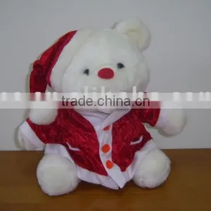 JM7050 Christmas Toy Wear Christmas Cap Bear thumbnail-1
