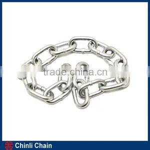 Trailer Safety Chain With S Hooks,NACM90 Standard 3/16"X 48" Size USA Standard Chain With Hooks thumbnail-2