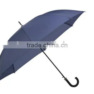 23 Inch Long Stick Logo Cheapest Factory Business Umbrella thumbnail-3