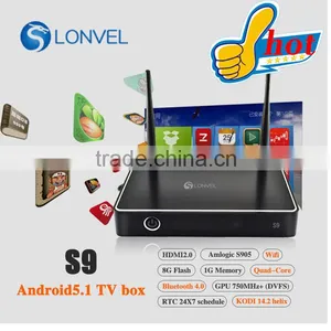 2016 !!! Smart QuadCore 8GB/16GB Aluminum Case KODI 14.2 Amlogic S905 Android 5.1 TV Box thumbnail-6