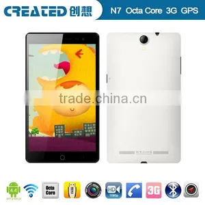 Octa Core 1.7GHz Android 4.4 and 7 Inch IPS 1920*1200 Unlocked Gsm Tablets thumbnail-1