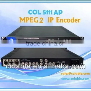 CATV MPEG-2 IP Encoder SDI Digital Encoder Audio Video Encoder Digital tv Headend Equipment ip Streaming Encoder COL5111AP thumbnail-1