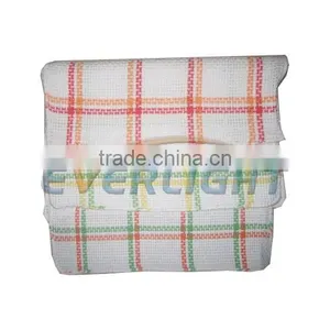 Checked Cotton Tea Towel thumbnail-1