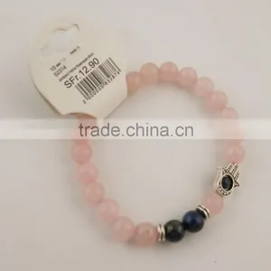 Cheapest Hot Black Lava Stone Gold Lion Buddha Beaded Charm Bracelet Quality Choice thumbnail-2