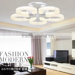 Modern Simple Led Pendant Light Chandelier for Home Living Room Restaurant Hotel Bar Villa thumbnail-1