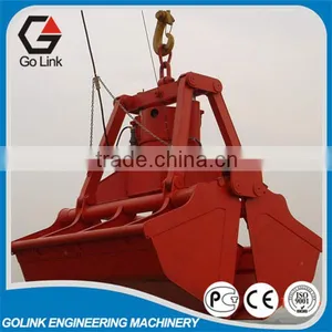 30t 6-12CBM Electro-Hydraulic Clamshell Grab Bucket for Bulk Material thumbnail-1