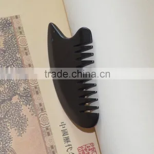 Female Natural Black Nephrite Comb thumbnail-2
