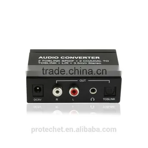 Audio Switch Converter 4 Input 3 Output SPDIF/TOSLINK Digital Otical Audio Switch Converter thumbnail-3