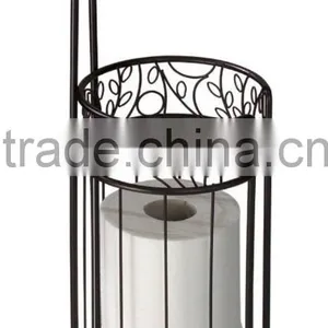 Stainless Tissue Roll Bathroom Organizer Holder, Paper Storage Rack thumbnail-1