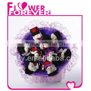 Handmade Bouquet of Graduation Teddy Bear thumbnail-1