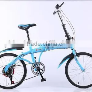 16-inch Folding Bike High-carbon Steel Bike Woman V Brake Student Bike thumbnail-6