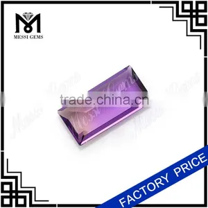Best Selling Quartz Ametrine Baguette Cut Amethrine Gem For Jewelry thumbnail-5