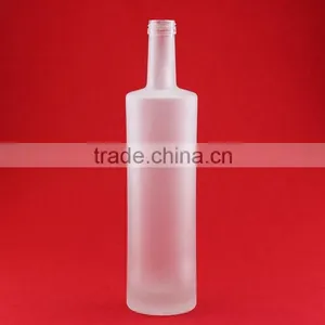 Wholesale 750ml Wine Bottles Decal Glass Spirit Bottle Hith Thin Frosted Liquor Bottles thumbnail-6