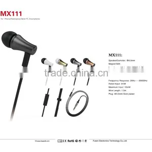 Factory Metal Earphone In-ear Cell Phone Accessory With High Sound thumbnail-3
