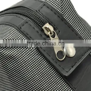 Elegant Small Plaid Toiletry Bag Travel Organizer Cosmetic Bag for Men Women thumbnail-2