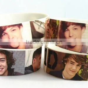 Cheap Custom/personalized Silicone Bracelet /arm Band With Vivid Printed Photos thumbnail-1