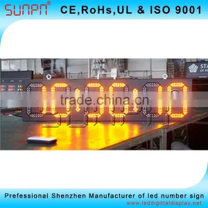 Canada Outdoor Waterproof Led Time And Temperature Sign Board 10inch thumbnail-6
