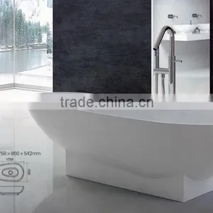 2016 Top Quality Custom Round Stone Bathtub,Acrylic Portable Bath Tub,artificial Stone Free Standing Bathtub thumbnail-5