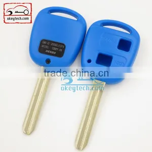 High Quatity Toyota Remote Key Shell Blue Cover Car Key2 Button Toyota Romote Key Shell Case thumbnail-1