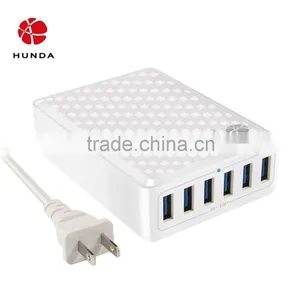HUNDA 6Port International USB Tablet Charger Adapter thumbnail-3