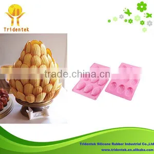 New Arriving!FDA LFGB Approved Madeleine Silicon Mould Cookies Molds thumbnail-1