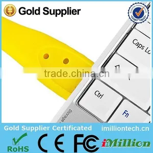 Silicon Wristband Slap Band Bracelet 2GB 4GB 8GB USB Flash Drive thumbnail-3