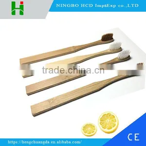 100% Biodegradable OEM Adult Bamboo Toothbrush Travel Case thumbnail-1