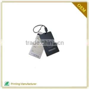 OEM Plastic Label Hang Recycled Paper Hang Tag Printing thumbnail-1