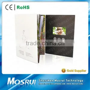 CE/ROHS 2014 Paper Parasols Wholesale 4.3 Inch LCD Screen Video Greeting Card thumbnail-1