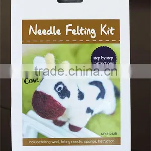DIY Cow Wool Felting Craft Kit thumbnail-1