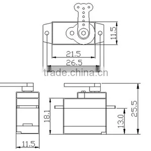 K-power P0050 5g Micro Analog RC Toy Servos Motor thumbnail-4
