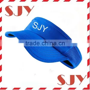 100%Polyester Custom Dri Fit Mesh Tennis Visor Hat thumbnail-4