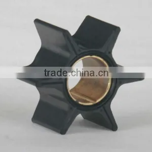 Replacement Impeller (Neoprene, K Silhouette, 95.6mm Deep, Spline Drive, 25.2mm Shaft, 9 Blade, 94.2mm O-Diameter, Brass Insert) thumbnail-1
