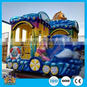 Best Selling Rides Used Playground Equipment Ocean Track Train for Kids thumbnail-6