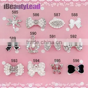 Nail Metallic Bow Art Nail Decoration 3D Nail Alloy Metallic Studs thumbnail-1