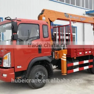 5ton Timber Crane on Truck, Model No.: SQ5S3, Hydraulic Crane With Telescopic Arms thumbnail-2