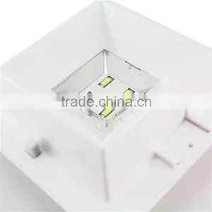 SL-4LFL 4led White Square IP65 PIR Sensor Solar Light for Garden thumbnail-2