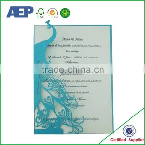 Customized Cheap Wholesale Laser Cut Greeting Card thumbnail-1