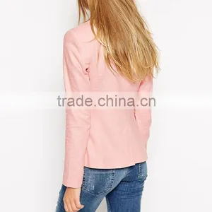 Wholesale Business Suits Lady Formal Fashion New Pink Office Work Blazer Woman thumbnail-4