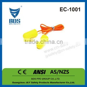 Best Buys Non-toxic Corded Material Custom Ear Protectors Earplugs With Plastic Package thumbnail-1
