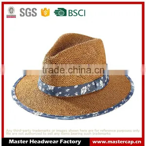 Packable Straw Original Panama Hat Fashion Panama Hat thumbnail-1