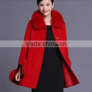 Women 100% Cashmere Winter Coat thumbnail-1