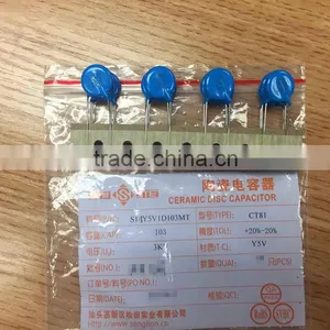 Ceramic Capacitor STE103 3KV Single Layer Capacitor for RFI/EMI Suppression 10000PF 3KV Taping thumbnail-1