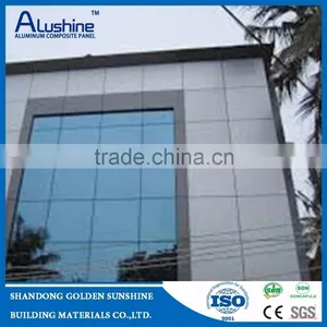Alushine Wall Cladding Panel PVDF Aluminum Composite Panel 4mm Thickness thumbnail-2
