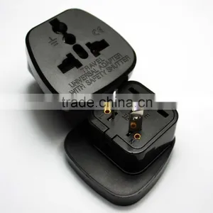 New Products 2016 Double Adapter Australia China Plug Universal Travel Electric Adapter With Safety Shutter thumbnail-2